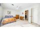 A bedroom with carpet, ceiling fan, closet, and furniture at 106 Jason Ct, Fort Mill, SC 29715