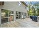 Extensive back deck provides ample space for outdoor living and entertaining at 119 Lakenheath Ln, Matthews, NC 28105