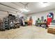 Spacious two car garage with storage and lots of natural light at 154 Shields Dr, Lincolnton, NC 28092