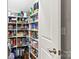 Walk-in pantry offering ample storage with shelves for storing food items and kitchen essentials at 154 Shields Dr, Lincolnton, NC 28092