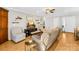 Inviting living room with hardwood floors, comfortable seating, and a calming neutral decor at 1628 Rosegate Ln, Stanfield, NC 28163