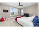 Well lit bedroom featuring large windows and neutral colored walls at 233 Conifer Way, Shelby, NC 28150