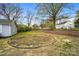 An expansive backyard ready for landscaping with space for a pool and play areas at 2420 Kannapolis Hwy, Concord, NC 28027