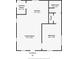 Detailed floor plan of Unit A, highlighting the layout of the bedrooms, bathrooms, and living areas at 2420 Kannapolis Hwy, Concord, NC 28027