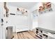 This welcoming hallway is brightly lit and features lots of storage at 2420 Kannapolis Hwy, Concord, NC 28027