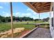 A back porch is under construction in this residential neighborhood at 2508 Rock Dam Rd, Lincolnton, NC 28092