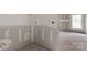 This bathroom features unfinished drywall, and plumbing for a sink and toilet at 2508 Rock Dam Rd, Lincolnton, NC 28092