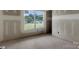 View of bedroom under construction, featuring large window view of neighborhood at 2508 Rock Dam Rd, Lincolnton, NC 28092