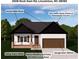 Charming one-story home with white siding, dark accents, a front porch, attached garage, and well-maintained lawn at 2508 Rock Dam Rd, Lincolnton, NC 28092