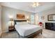 Serene main bedroom with a queen-sized bed and soft, neutral tones at 2510 Bricker Dr, Charlotte, NC 28273
