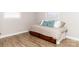 Bedroom featuring a bed, a bright window, and wood-look floor at 2650 31St Street Ne Ct, Hickory, NC 28601