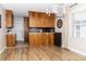 Dining area with hardwood floors, a chandelier, and natural light at 2650 31St Street Ne Ct, Hickory, NC 28601