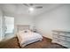 Serene bedroom featuring carpet, neutral walls, fan, and a calming atmosphere at 361 Nance Rd, Stanfield, NC 28163