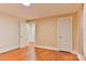 Neutral bedroom with hardwood flooring and a closet at 4445 Pioneer Dr, Hickory, NC 28601