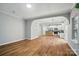 Open-concept living area leading to a modern kitchen, creating a seamless flow for entertaining and Gathering time at 4607 Crewe Hall Ln, Waxhaw, NC 28173