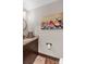 Well-lit bathroom featuring a granite countertop vanity and stylish fixtures at 466 Shoreline Rd, New London, NC 28127
