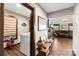 Convenient laundry room with a modern washing machine and practical storage solutions at 466 Shoreline Rd, New London, NC 28127
