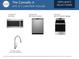 Selections of new home microwave, dishwasher, stove top, and kitchen faucet at 5103 Orchardview Way # 27, Charlotte, NC 28216