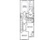 Detailed second-floor floor plan showcasing the layout of the home's living spaces at 5103 Orchardview Way # 27, Charlotte, NC 28216