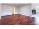 Open concept living room with updated floors at 512 Hall St, Salisbury, NC 28144