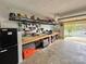 Garage featuring a workstation, offering ample storage and workspace at 6500 Wealdstone Ct, Mint Hill, NC 28227
