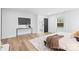 Bright bedroom with a walk-in closet and an attached bathroom at 7009 Wrentree Dr, Charlotte, NC 28210