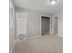 Bedroom featuring closet with shelves, and open door to a bathroom at 1104 Crestview Dr, Salisbury, NC 28146