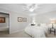 This bedroom features light-colored walls, two windows, and coordinated decor at 1206 Heatherloch Dr, Gastonia, NC 28054