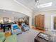 Spacious living area open to the kitchen with hardwood floors and abundant natural light at 1206 Heatherloch Dr, Gastonia, NC 28054