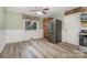 Kitchen with stainless steel appliances, updated countertops and hardwood flooring at 1421 Sherwood Dr, Kannapolis, NC 28081