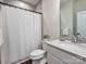 A cozy bathroom featuring a toilet, sink, and shower with curtain, perfect for everyday use at 152 Amerson Dr, Rock Hill, SC 29730
