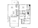 Detailed floor plan showcasing the layout of the home's first and second floor at 1713 Braemar Village Dr, Monroe, NC 28110