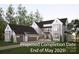 Stunning two-story home featuring a three car garage and a beautifully landscaped front yard with a proposed completion date of May 2025 at 20114 Norman Colony Rd, Cornelius, NC 28031