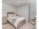 Cozy bedroom with neutral decor, a comfortable bed with decorative pillows, and soft natural lighting at 2248 Killian Creek Dr, Denver, NC 28037