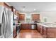 Well-equipped kitchen featuring stainless steel appliances and ample cabinet space at 2548 Flintshire Ln, Gastonia, NC 28056