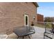 Spacious patio area with a wooden deck and access to the exterior of the beautiful brick house at 2548 Flintshire Ln, Gastonia, NC 28056