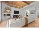Bright living room with hardwood floors, fireplace, and comfortable seating at 318 Montrose Dr, Waxhaw, NC 28173