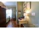 Bedroom showing desk area with hardwood floors and natural light at 403 Garner Dr, Salisbury, NC 28146