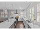 Contemporary kitchen featuring a marble countertop, stainless steel appliances, and lots of light at 4038 City Homes Pl, Charlotte, NC 28209