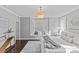 Comfortable main bedroom suite with plantation shutters and modern decor at 4038 City Homes Pl, Charlotte, NC 28209