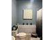 Bathroom featuring toilet with artwork and plants displayed atop of marble backsplash at 8619 Delamere Ln, Charlotte, NC 28269
