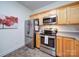 Kitchen with stainless steel refrigerator and oven at 920 Ashworth Dr, Gastonia, NC 28054