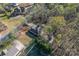 Aerial view of a home nestled among mature trees, showcasing the property's privacy and landscaping at 103 Devonshire Ln, Salisbury, NC 28146