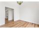 Dining room with hardwood floors and white trim at 103 Devonshire Ln, Salisbury, NC 28146