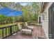 Relaxing outdoor deck area perfect for entertaining and enjoying the backyard view at 11333 Snapfinger Dr, Charlotte, NC 28277
