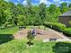 Community playground with swings, slide, and seating provides fun and recreation for residents at 128 Front Porch Dr, Rock Hill, SC 29732