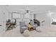 Versatile bonus room area with a ceiling fan, built-in cabinets and comfortable seating at 2017 Autumn Dr, Monroe, NC 28110