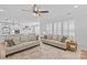 Spacious living room with natural light, with easy access to the kitchen and breakfast nook at 2017 Autumn Dr, Monroe, NC 28110