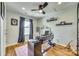 Cozy office space featuring hardwood floors, stylish decor, and ample natural light at 2222 Smoltz Dr, Rock Hill, SC 29730