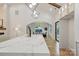 Kitchen area features a large marble island and an open floor plan at 3038 Northampton Dr, Charlotte, NC 28210